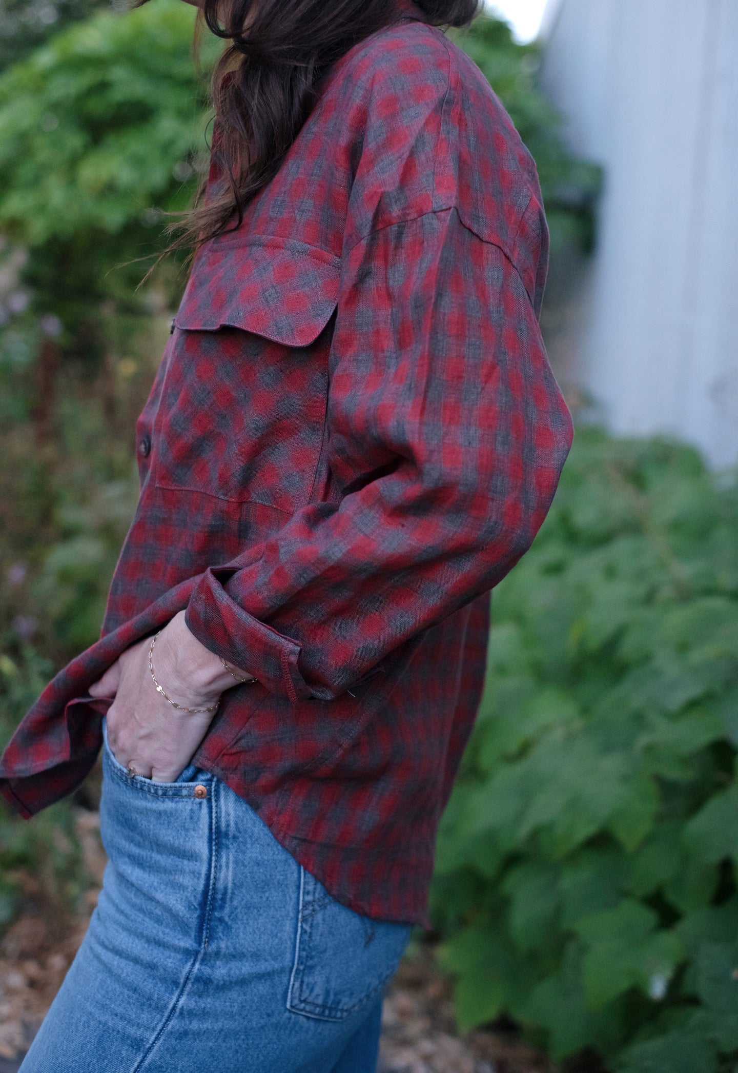 Max Linen Flannel Button-up